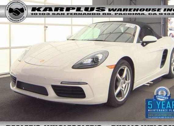 PORSCHE 718 BOXSTER 2018 WP0CA2A89JS210256 image PORSCHE 718 BOXSTER 2018 WP0CA2A89JS210256 image